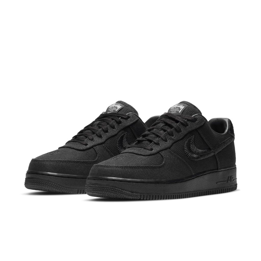 Nike x Stussy Air Force 1 Low Black (2020) (CZ9084-001)