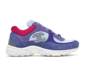 Chanel  Low Top Trainer CC Ivory Blue (W) Ivory/Blue/Purple (G34360 Y53536 C1976)