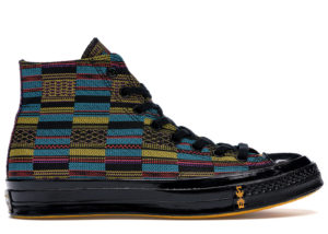 Converse Chuck Taylor All-Star 70s Hi BHM Black/Multi All Over Print (2019) Black/Black (165557C)