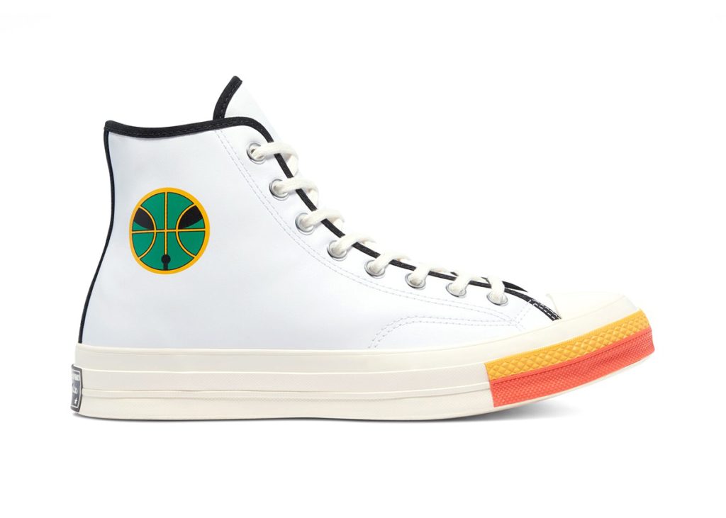 Converse Chuck Taylor All-Star Leather Raygun White/Orange/Yellow (171167C)