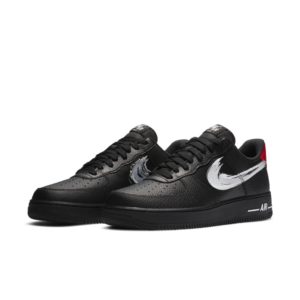 Nike Air Force 1 Low ‘Brushstroke Swoosh’ Black (2020) (DA4657-001)