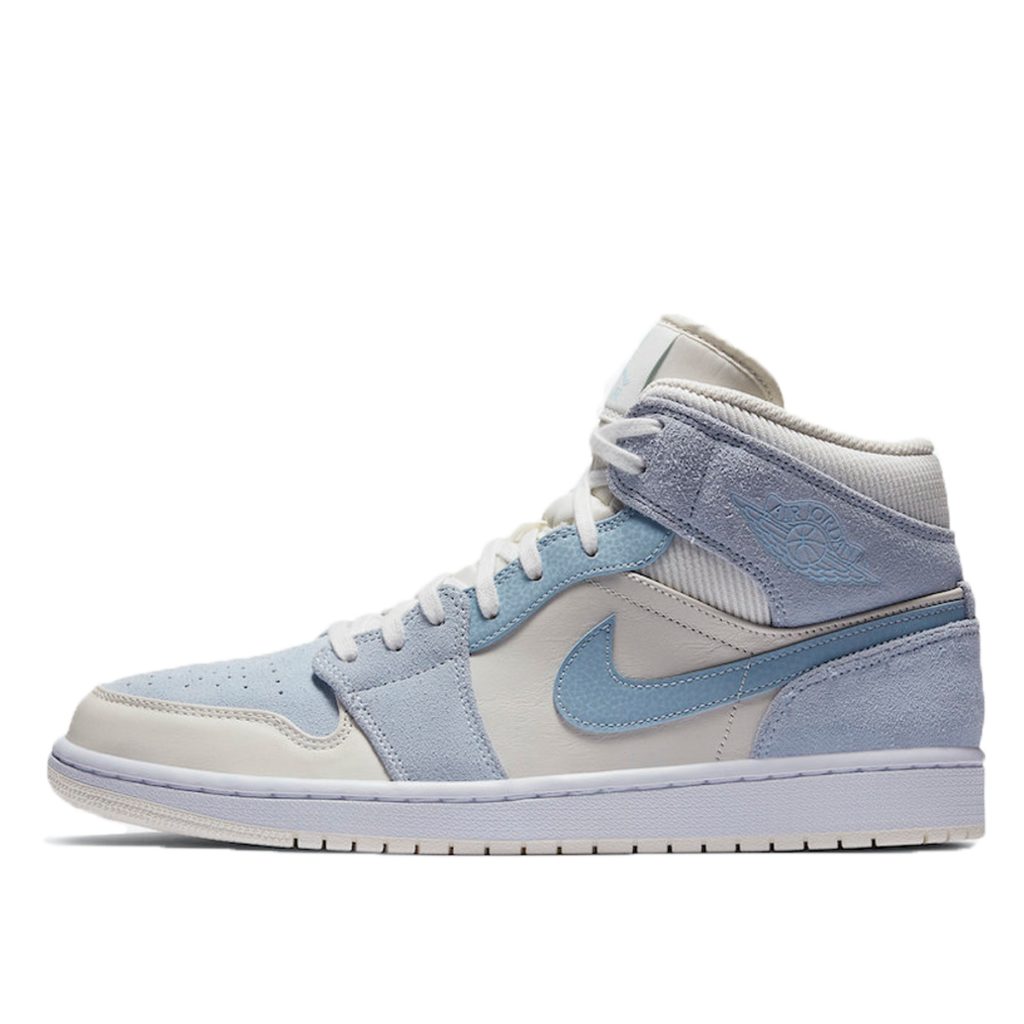Jordan 1 Mid Mixed Textures Blue Sail/Blue (DA4666-100)