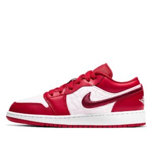 Jordan  1 Low SE Red Quilt (GS) Deep Red/Sail-Gym Red (DB3621-600)