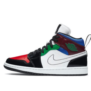 Jordan 1 Mid SE Black White Multi-Color (W) Black/White-Multi-Color (DB5454-001)