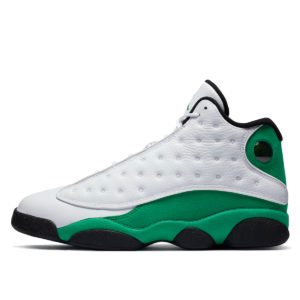 Jordan  13 Retro White Lucky Green White/White-Lucky Green-Black (DB6537-113)