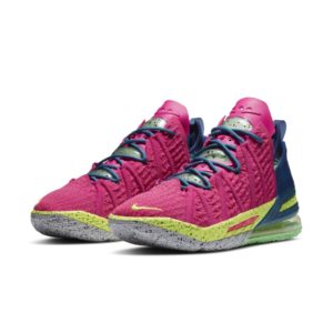 LeBron 18′ Los Angeles By Night’ Basketball Pink (DB8148-600)