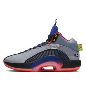 Jordan XXXV Center of Gravity Grey/Multi-Color (DC1492-001/DC1493-001)