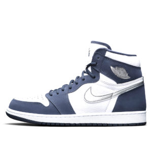 Jordan  1 Retro High COJP Midnight Navy (2020) White/Metallic Silver-Midnight Navy (DC1788-100)