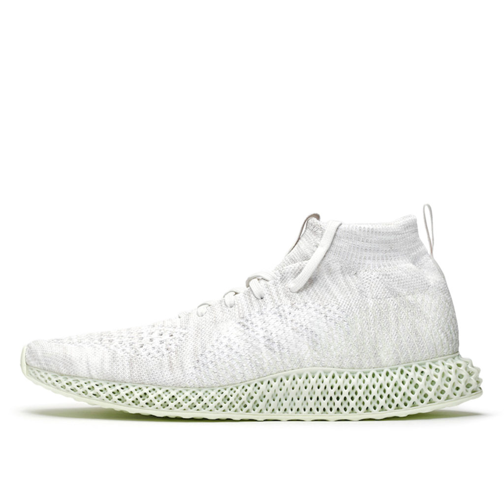 adidas Consortium Runner 4D Mid White White/White/Aero Green (EE4116)