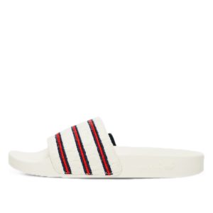 adidas Adilette Extra Butter Cableknit Off White/Collegiate Navy/Scarlet (EG1719)