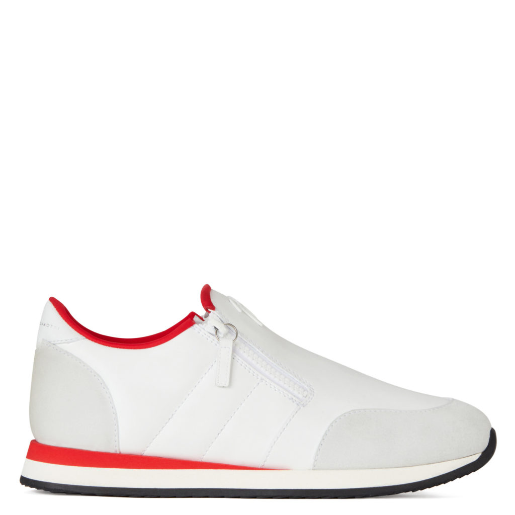 Giuseppe Zanotti JIMI ZIP Low Top Sneakers White (81723) (2)