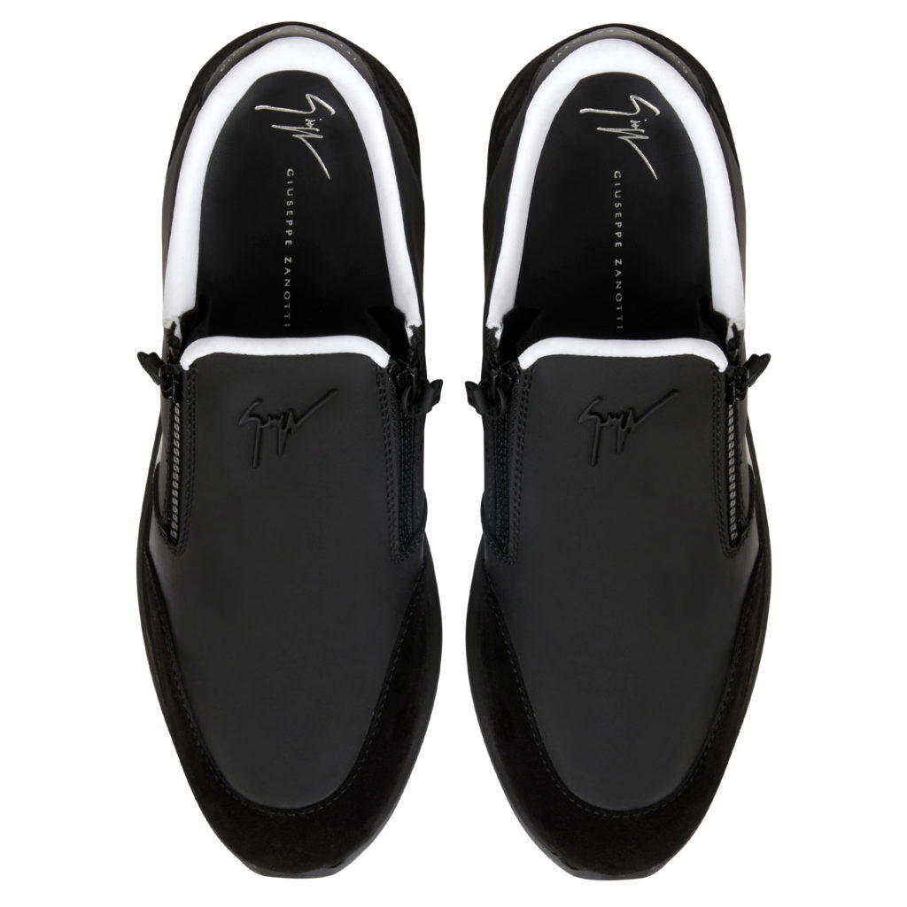 Giuseppe Zanotti JIMI ZIP Low Top Sneakers Black (81790) (4)