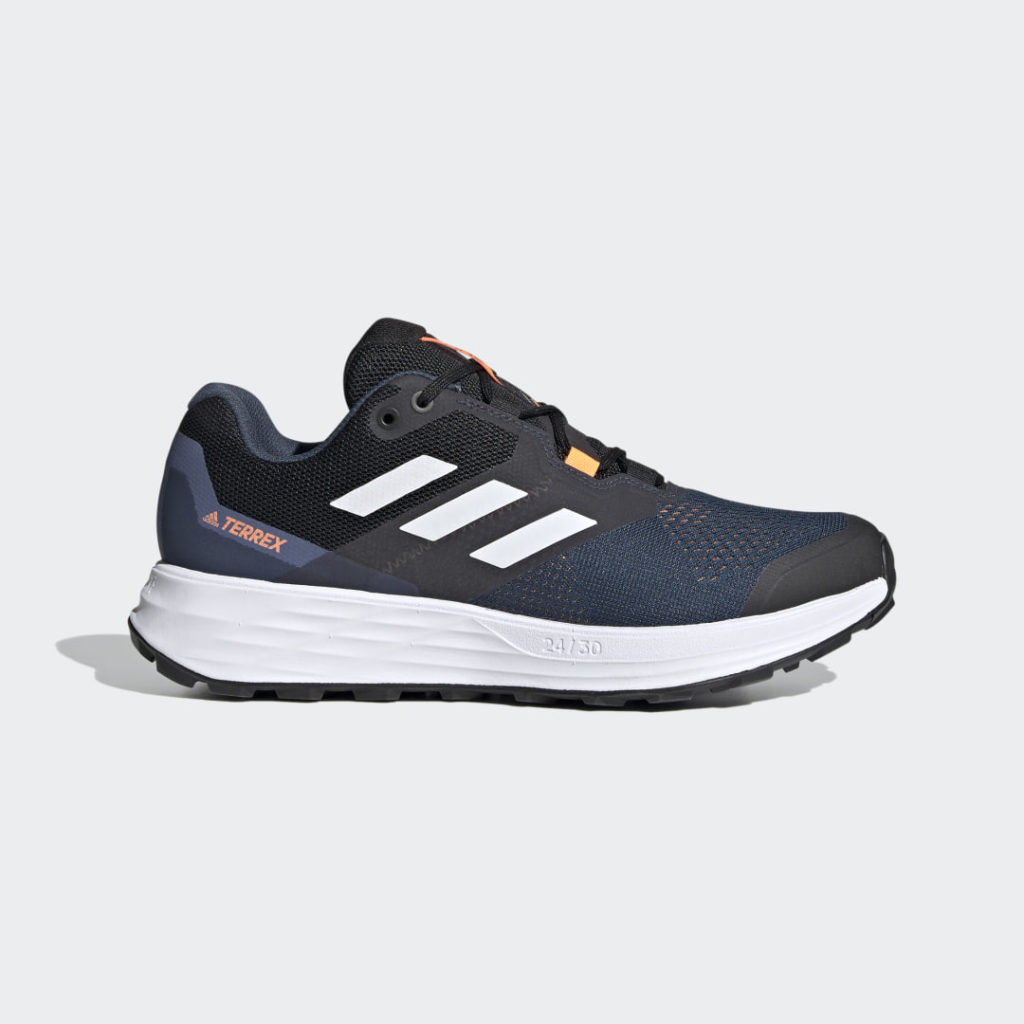 Adidas Terrex Two Flow Trail Running Crew Navy / Crystal White / Screaming Orange (FW2583)