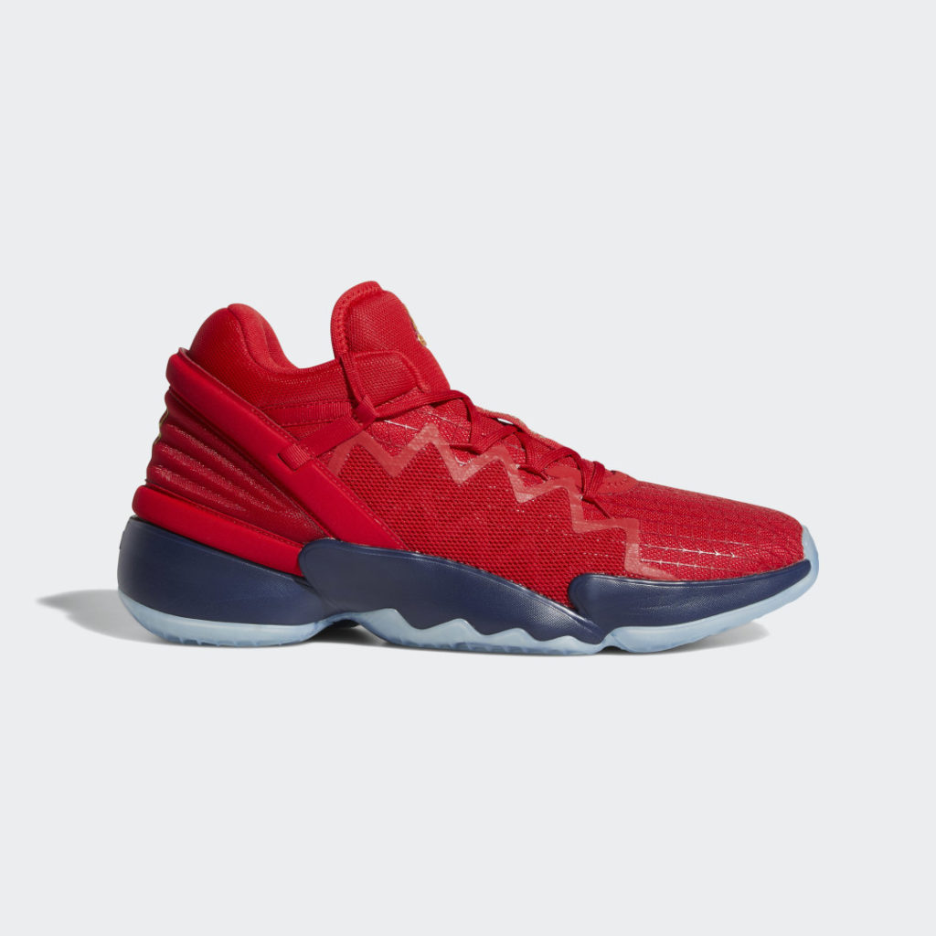 Adidas D.O.N. Issue #2 Scarlet / Team Navy / Gold Metallic (FX6519)