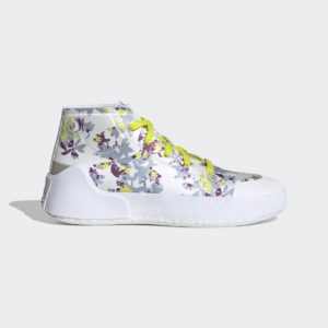 Adidas adidas by Stella McCartney Treino Mid-Cut Print Cloud White / Core Black / Acid Yellow (FY1180)