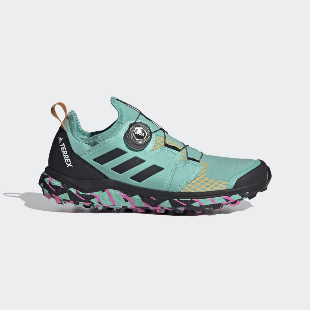 Adidas Terrex Agravic BOA® Trail Running Acid Mint / Core Black / Screaming Pink (FY9460)