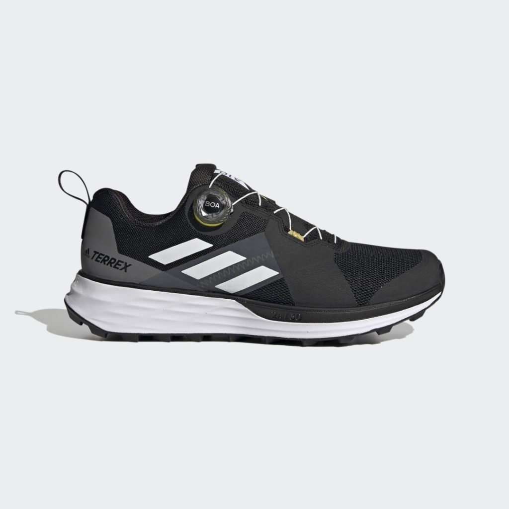 Adidas Terrex Two BOA® Trail Running Core Black / Crystal White / Solar Yellow (FZ2830)