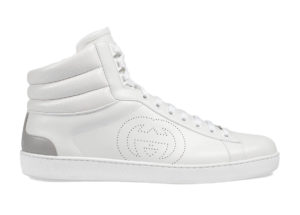 Gucci  Ace High-Top GG White White/Grey (_625672 1XG10 9110)