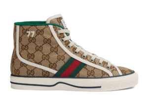 Gucci Tennis 1977 High Top GG (W) White/Red/Green (627838 HVK70 9765)