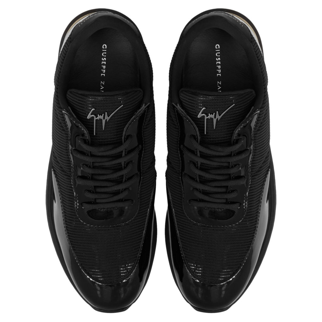 Giuseppe Zanotti JIMI RUNNING Low Top Sneakers Black (74524) (4)