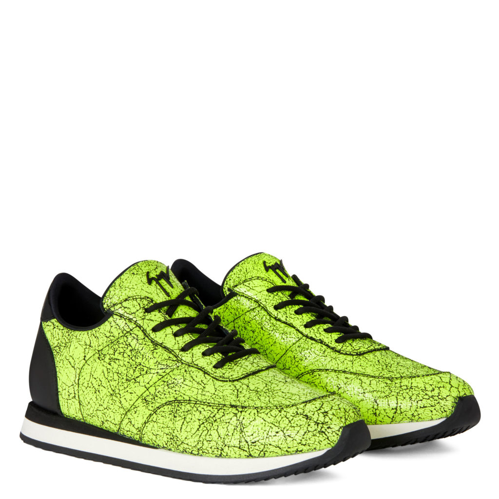 Giuseppe Zanotti JIMI RUNNING Low Top Sneakers Yellow (81281)