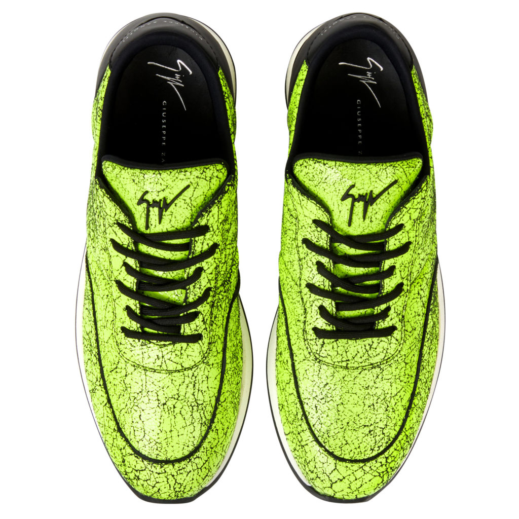 Giuseppe Zanotti JIMI RUNNING Low Top Sneakers Yellow (81286) (4)