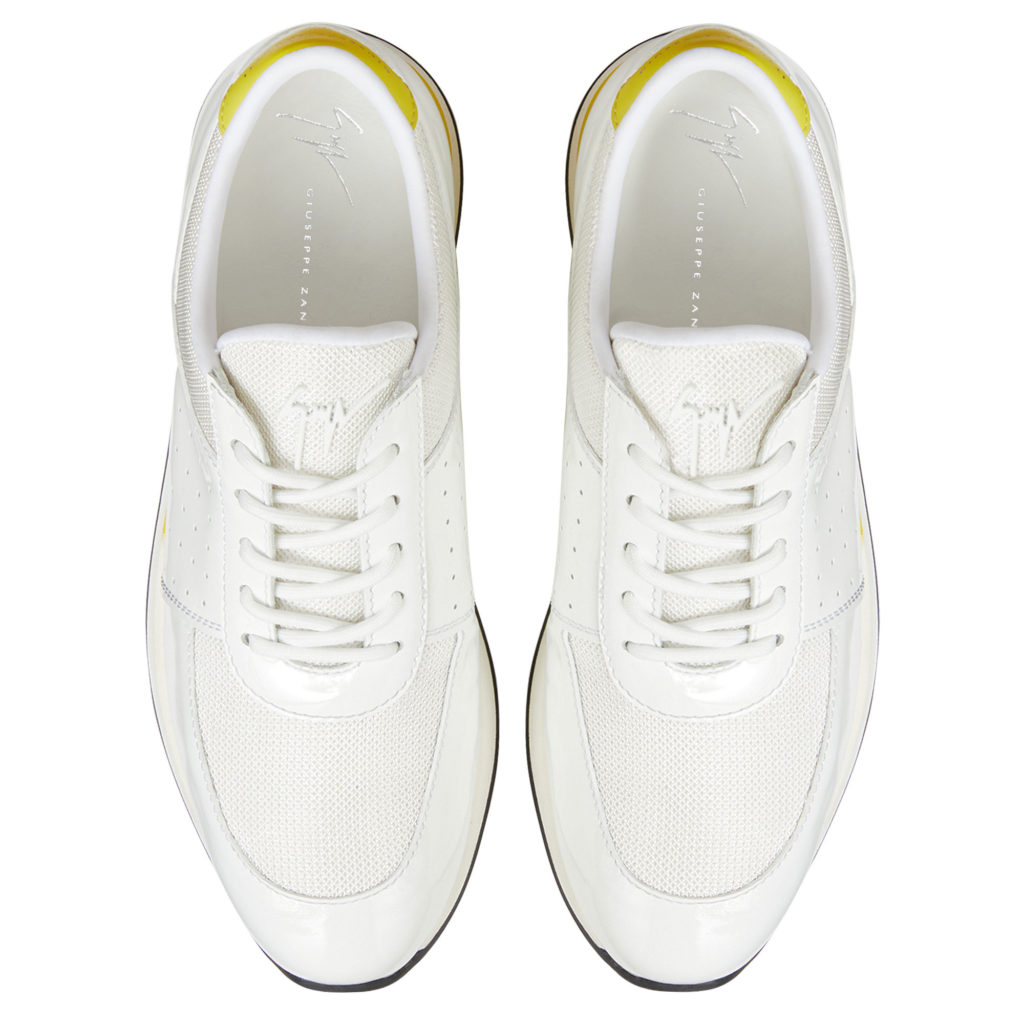 Giuseppe Zanotti NEW JIMI RUNNING Low Top Sneakers White (81564) (4)