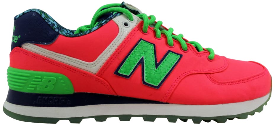 New Balance 574 Luau Pack (W) Pink/Green-Navy (WL574ILC)