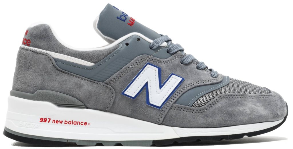 New Balance 997 Grey Blue Bell Grey/Blue Bell-Red (M997CNR)