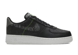 Nike Air Force 1 ’07 LV8 Black Electric Green Black/Electric Green/Light Bone (CV1698-001)