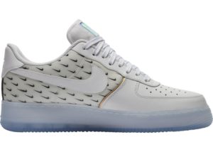 Nike Air Force 1 07 PRM Swoosh Pattern White/White/Ice (CK7804-100)