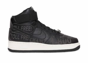 Nike Air Force 1 High Toll Free Black/Black-Sail-Vast Grey (CU1414-001)