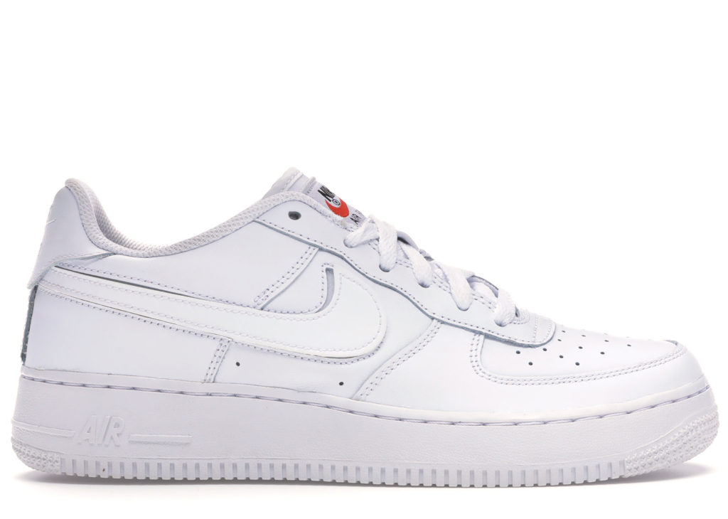 Nike Air Force 1 Low Swoosh Pack All-Star 2018 White (GS) White/White-White (AQ9942-100)