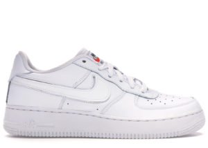 Nike Air Force 1 Low Swoosh Pack All-Star 2018 White (GS) White/White-White (AQ9942-100)