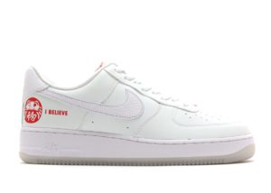 Nike Air Force 1 Low Daruma I Believe White/White/Red (DD9941-100)