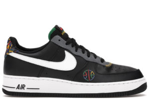 Nike  Air Force 1 Low Live Together, Play Together (Peace) Black/White-Dark Grey-University Gold (DC1483-001)