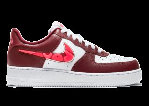 Nike Air Force 1 Low Love for All (W) White/Dark Red-Red (CV8482-600)