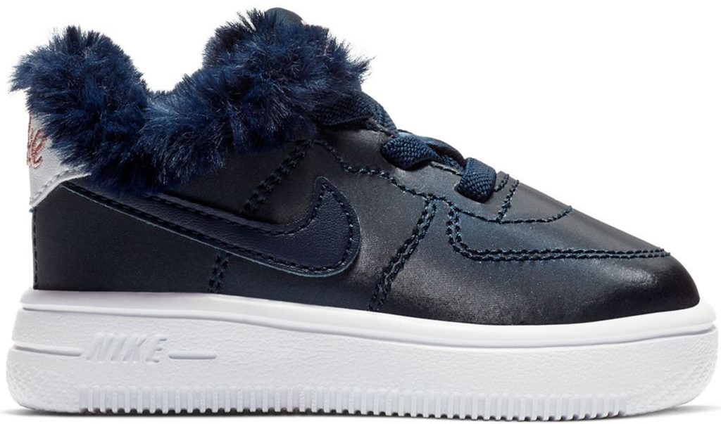Nike Air Force 1 Low Valentines Day 2019 Obsidian (TD) Obsidian/Obsidian-White-Bleached Coral (AV0751-400)