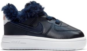 Nike  Air Force 1 Low Valentines Day 2019 Obsidian (TD) Obsidian/Obsidian-White-Bleached Coral (AV0751-400)