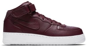 Nike Air Force 1 Mid Night Maroon Night Maroon/Night Maroon-White (819677-661)