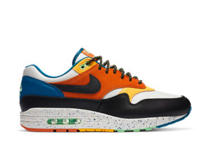 Nike Air Max 1 Multi Mix White/Black-Rust-Blue (CZ8140-001)