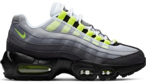 Nike Air Max 95 OG Neon 2020 (GS) Black/Neon Yellow-Light Graphite (CZ0910-001)