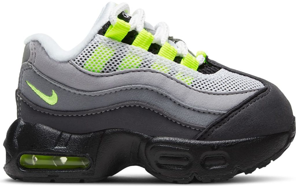 Nike Air Max 95 OG Neon 2020 (TD) Black/Neon Yellow-Light Graphite (CZ0949-001)