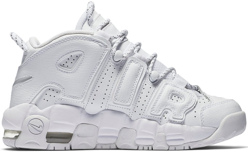 Nike Air More Uptempo Triple White (GS) White/White-White (415082-102)