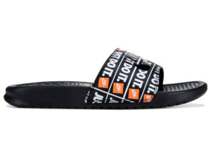 Nike Benassi JDI Black Orange Black/Black (631261-016)
