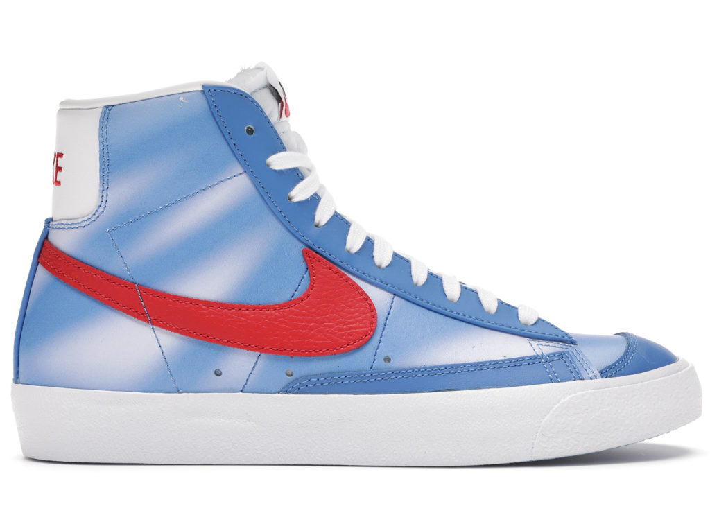 Nike Blazer Mid 77 Pacific Blue Red Pacific Blue/White-University Red (DC1405-400)