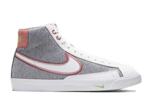 Nike Blazer Mid ’77 Recycled White Grey/Sport Red/Electric Green (CW5838-022)