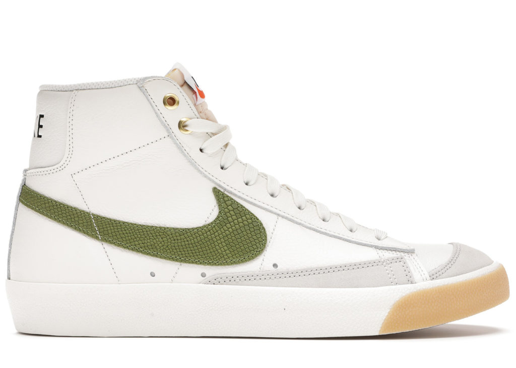 Nike Blazer Mid 77 Vintage Asparagus Snakeskin Sail/Green-White-Gum (DC1706-100)