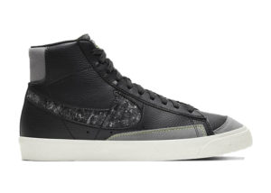Nike Blazer Mid ’77 Vintage Black Light Bone Black/Electric Green/Light Bone (CW6726-001)