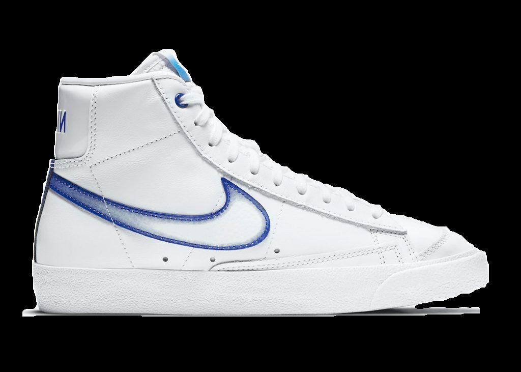 Nike Blazer Mid Airbrush White Royal White/Royal (DD9685-100)